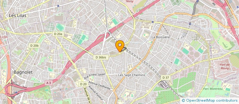 localisation de l'entreprise AUTO MAN à ROMAINVILLE