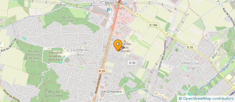 localisation de l'entreprise AUTO MANU-EXPERT à BALLAINVILLIERS