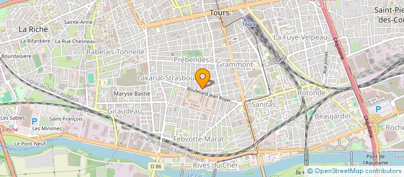 localisation de l'entreprise AUTO MARCHE 37  TOURS