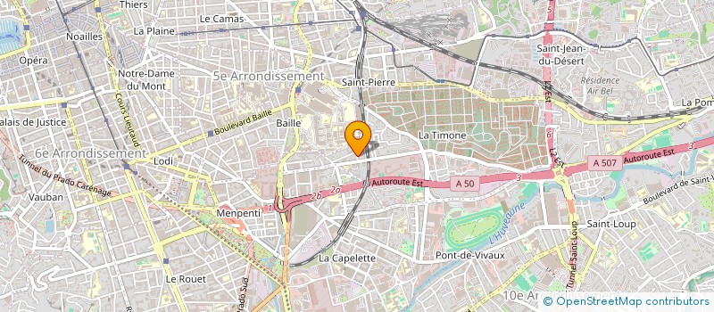 localisation de l'entreprise AUTO MASSILIA  MARSEILLE