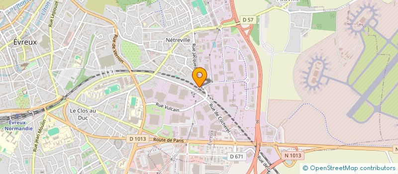 localisation de l'entreprise AUTO-MAT à EVREUX