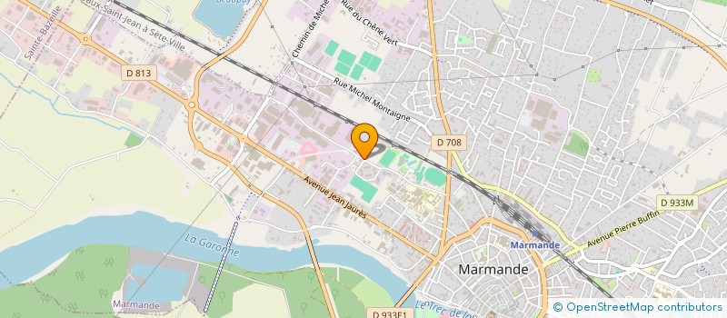 localisation de l'entreprise AUTO-MAT-AQUITAINE  MARMANDE