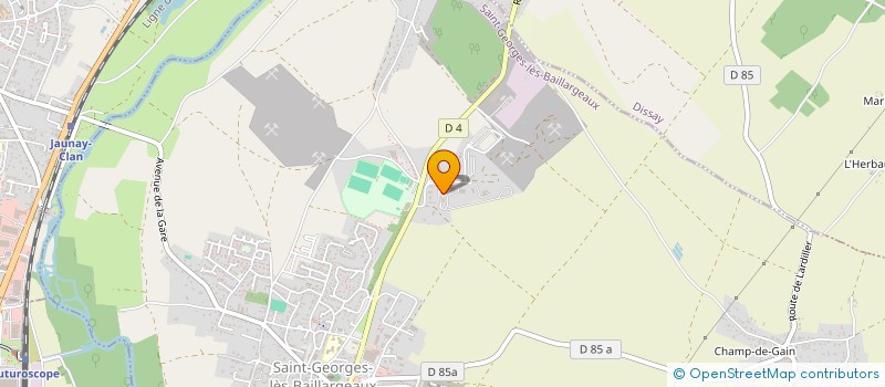 localisation de l'entreprise AUTO-MAT TP à SAINT-GEORGES-LES-BAILLARGEAUX
