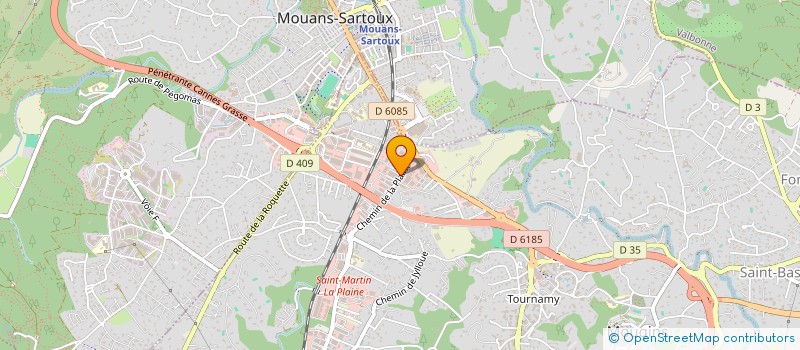 localisation de l'entreprise AUTO MECA à MOUGINS