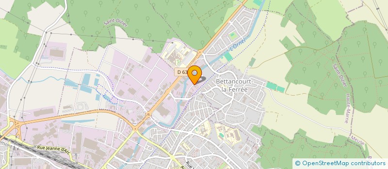 localisation de l'entreprise AUTO MECA 52  BETTANCOURT-LA-FERREE