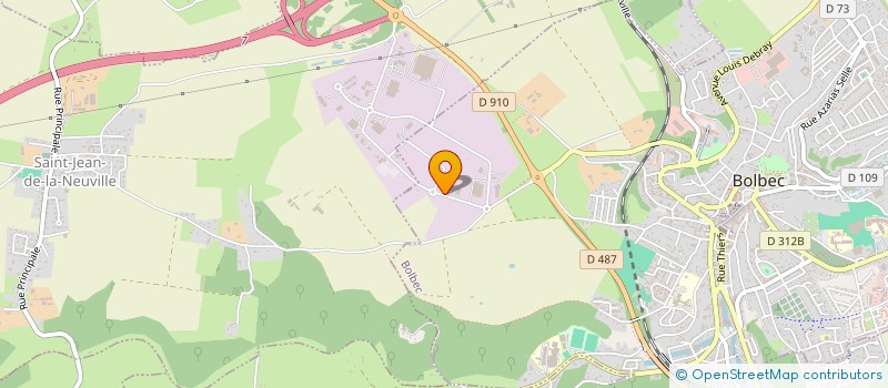 localisation de l'entreprise AUTO-MECA-CLIM  SAINT-JEAN-DE-LA-NEUVILLE