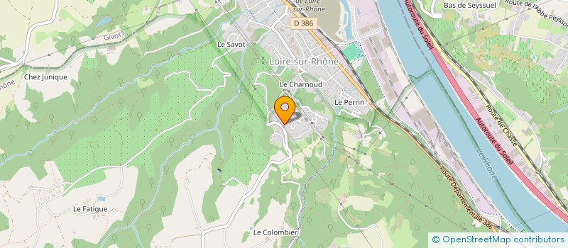 localisation de l'entreprise AUTO MEETING MAGAZINE  LOIRE-SUR-RHONE