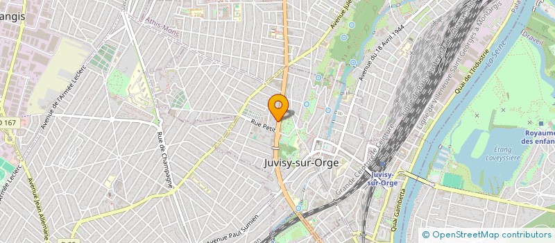 localisation de l'entreprise AUTO MEHDI 91 à JUVISY-SUR-ORGE