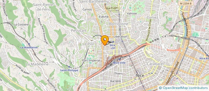 localisation de l'entreprise AUTO MEISTER à NICE