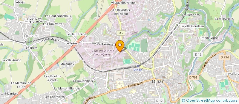 localisation de l'entreprise AUTO MERIAUX SERVICES  QUEVERT