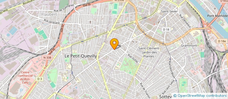 localisation de l'entreprise AUTO MICRO INFORMATIQUE ROUENNAISE à ROUEN