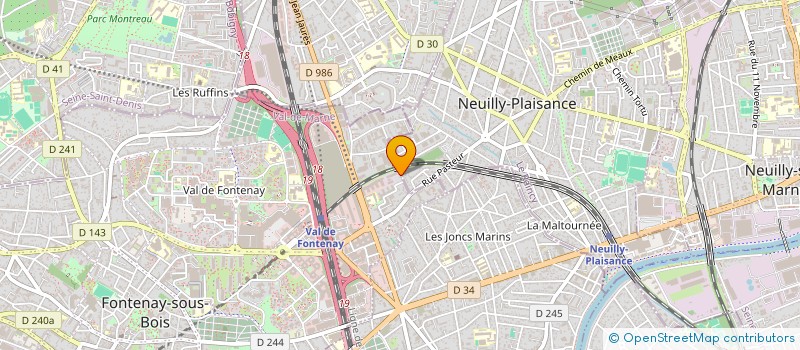 localisation de l'entreprise AUTO MISSION à FONTENAY-SOUS-BOIS