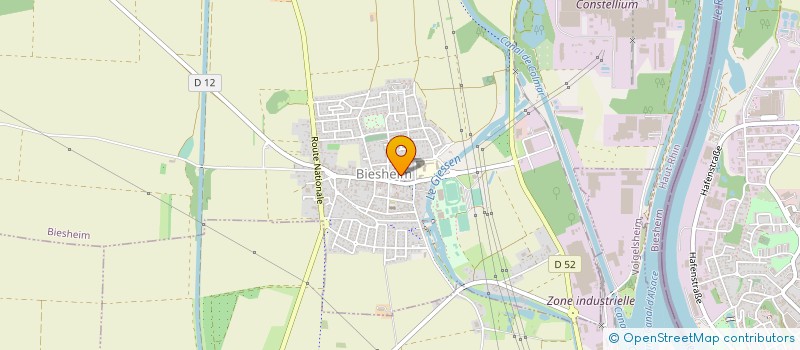 localisation de l'entreprise AUTO-MOBILE 68  BIESHEIM