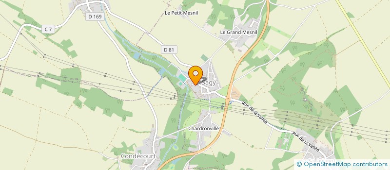 localisation de l'entreprise AUTO MOBILE VEXIN à SAGY