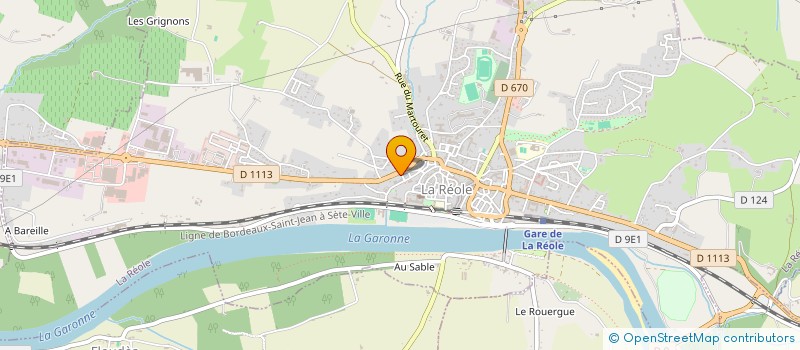 localisation de l'entreprise AUTO MODELISME TOUT TERRAIN REOLAIS  LA REOLE