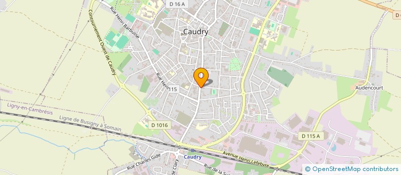 localisation de l'entreprise AUTO MONDE  CAUDRY