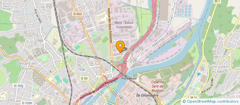 localisation de l'entreprise AUTO MOSELLE  METZ