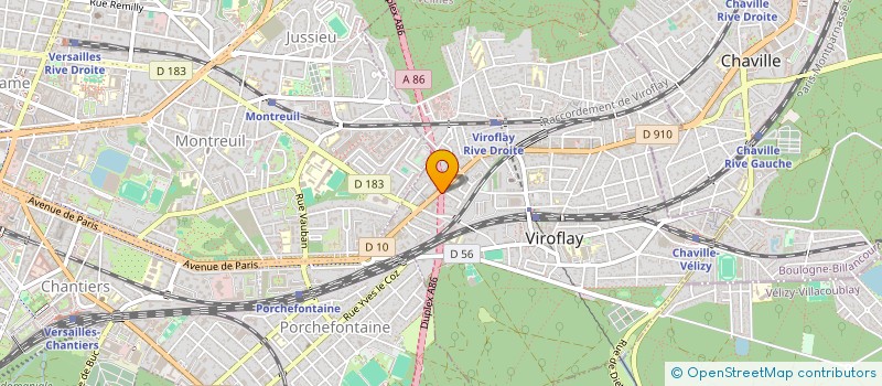 localisation de l'entreprise AUTO MOTO CHATEAU à VIROFLAY