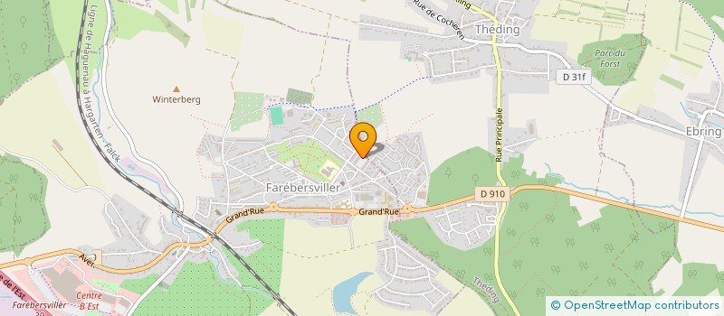 localisation de l'entreprise AUTO-MOTO-ECOLE ANGELE  FAREBERSVILLER