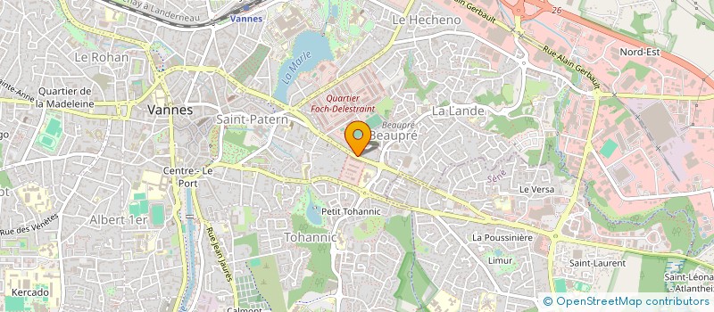 localisation de l'entreprise AUTO MOTO ECOLE CHRISTOPHE CONDUITE  VANNES