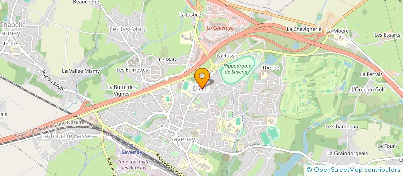 localisation de l'entreprise AUTO MOTO ECOLE COQUERY à SAVENAY