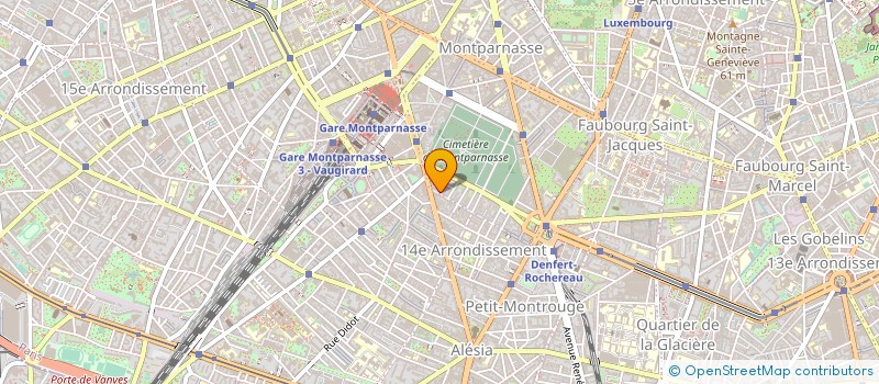 localisation de l'entreprise AUTO MOTO ECOLE DAGUERRE à PARIS