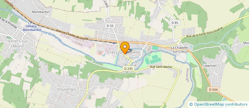 localisation de l'entreprise AUTO MOTO ECOLE DE CRECY à CRECY LA CHAPELLE