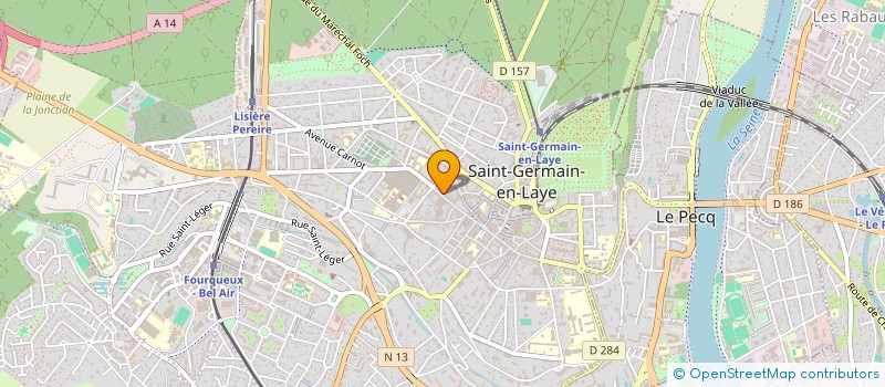 localisation de l'entreprise AUTO MOTO ECOLE DE SAINT GERMAIN à SAINT-GERMAIN-EN-LAYE