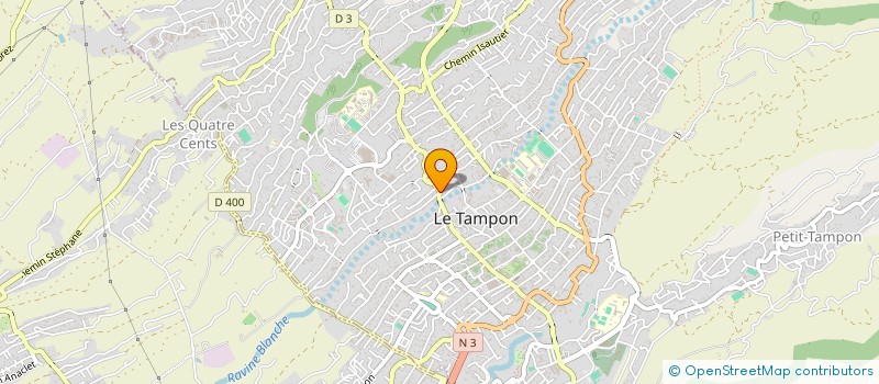 localisation de l'entreprise AUTO MOTO ECOLE DES 600  LE TAMPON