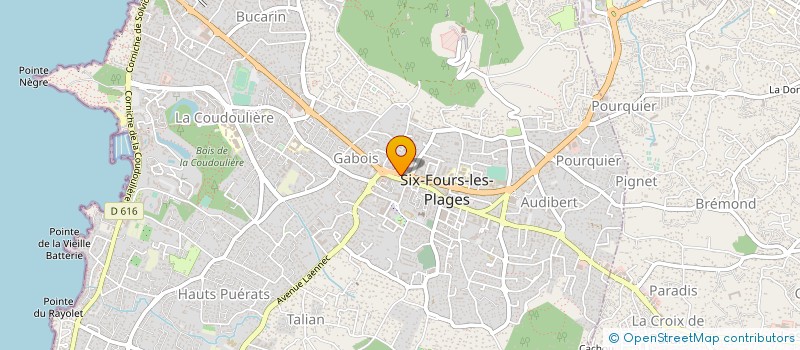 localisation de l'entreprise AUTO MOTO ECOLE FEU VERT à SIX-FOURS-LES-PLAGES
