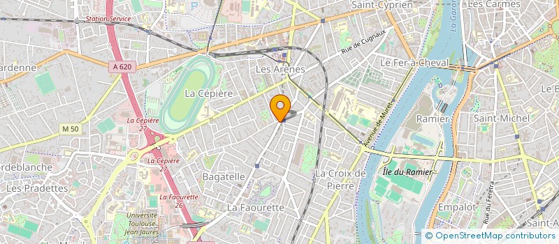 localisation de l'entreprise AUTO MOTO ECOLE FONTAINE LESTANG à TOULOUSE