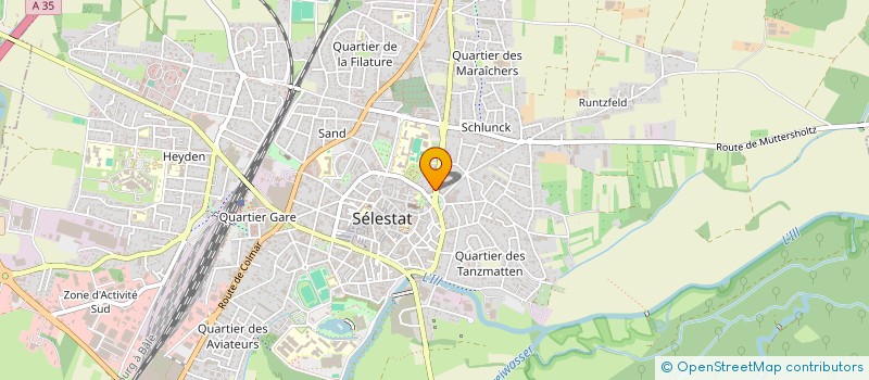 localisation de l'entreprise AUTO MOTO ECOLE HAAS à SELESTAT