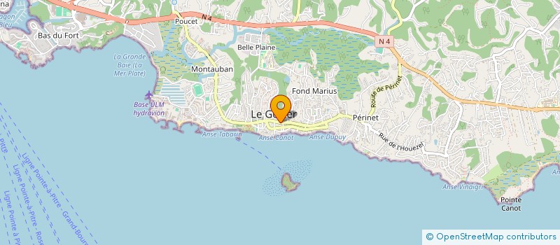 localisation de l'entreprise AUTO-MOTO ECOLE PETIT-CANAL  LE GOSIER