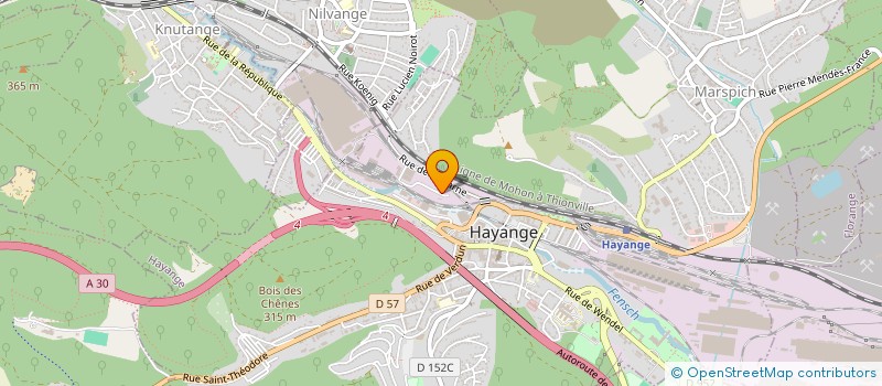 localisation de l'entreprise AUTO MOTO ECOLE POLLI à HAYANGE
