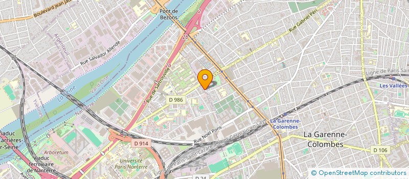 localisation de l'entreprise AUTO MOTO ECOLE S.R  COLOMBES