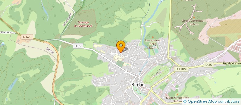 localisation de l'entreprise AUTO MOTO ECOLE TROTTMANN  BITCHE