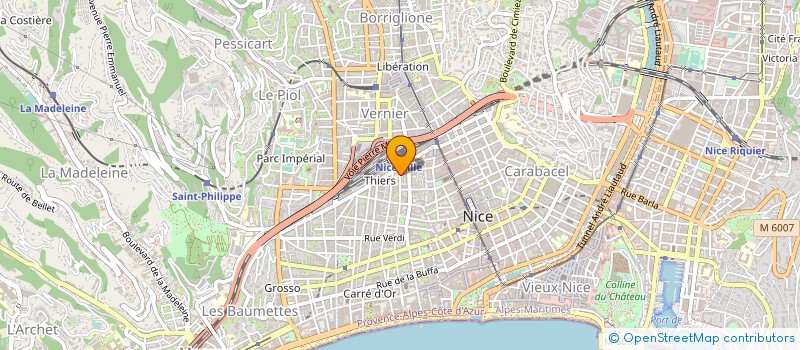 localisation de l'entreprise AUTO MOTO LOCATION DEVELOPPEMENT à NICE