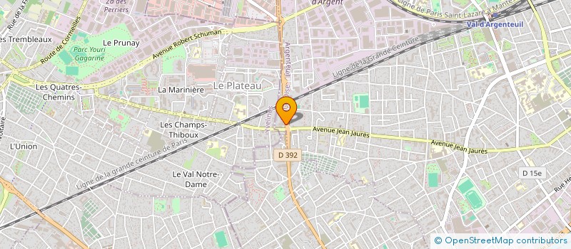 localisation de l'entreprise AUTO MOTO LOISIRS SARL à ARGENTEUIL