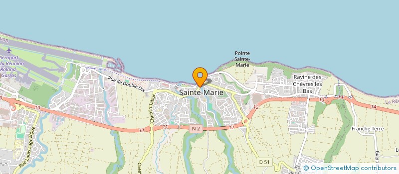 localisation de l'entreprise AUTO-MOTO SAINTE-MARIE à SAINTE-MARIE