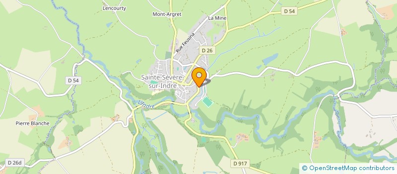 localisation de l'entreprise AUTO - MOTO - TRACTEUR  SAINTE-SEVERE-SUR-INDRE