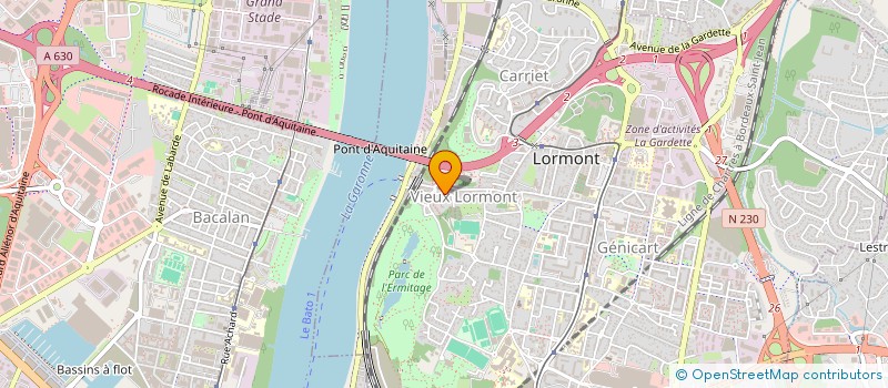 localisation de l'entreprise AUTO MOTO VEHICULES LOCATION  LORMONT