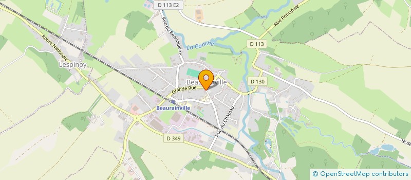 localisation de l'entreprise AUTO MULTI SARL à BEAURAINVILLE