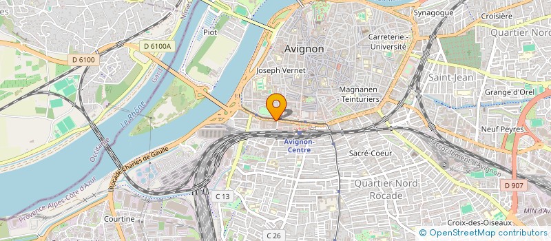 localisation de l'entreprise AUTO MULTI SERVICES à AVIGNON