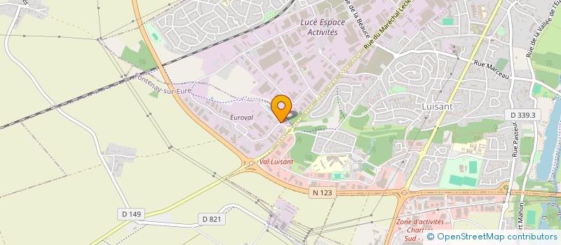 localisation de l'entreprise AUTO MULTI SERVICES à FONTENAY-SUR-EURE