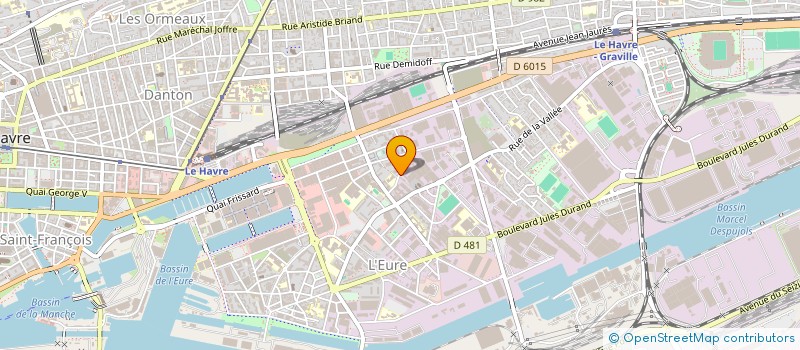 localisation de l'entreprise AUTO MULTI SERVICES NORMANDIE  LE HAVRE