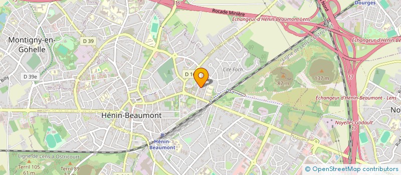 localisation de l'entreprise AUTO NATION à HENIN-BEAUMONT