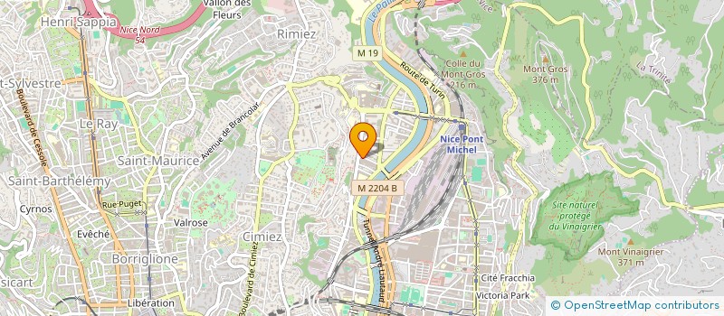 localisation de l'entreprise AUTO NAUTIQUE à NICE