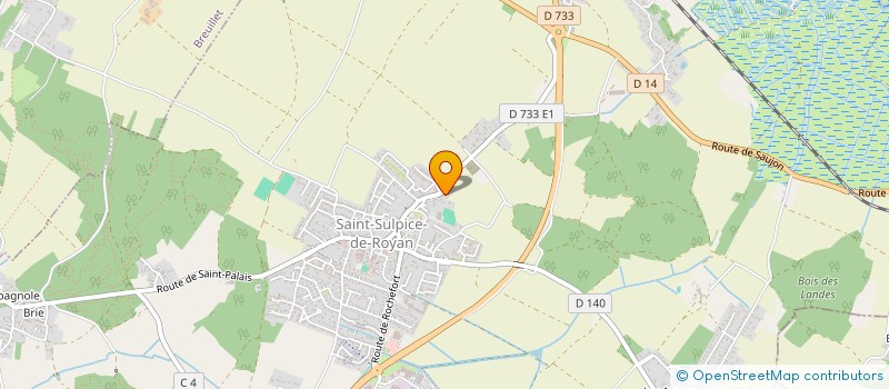 localisation de l'entreprise AUTO NEGOCE 17 à SAINT-SULPICE-DE-ROYAN