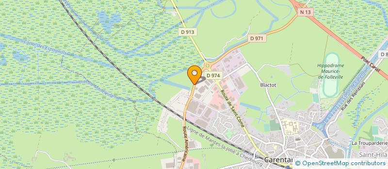 localisation de l'entreprise AUTO NEGOCE 50  CARENTAN-LES-MARAIS