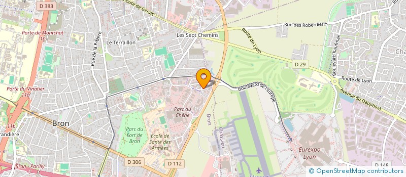 localisation de l'entreprise AUTO NEGOCE à BRON
